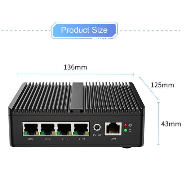 Buy fanless embedded computer Mini Pc  N5105 DDR4 Support 4k Hd Mini PC High-performance Win10 Fanless mini pc at wholesale prices