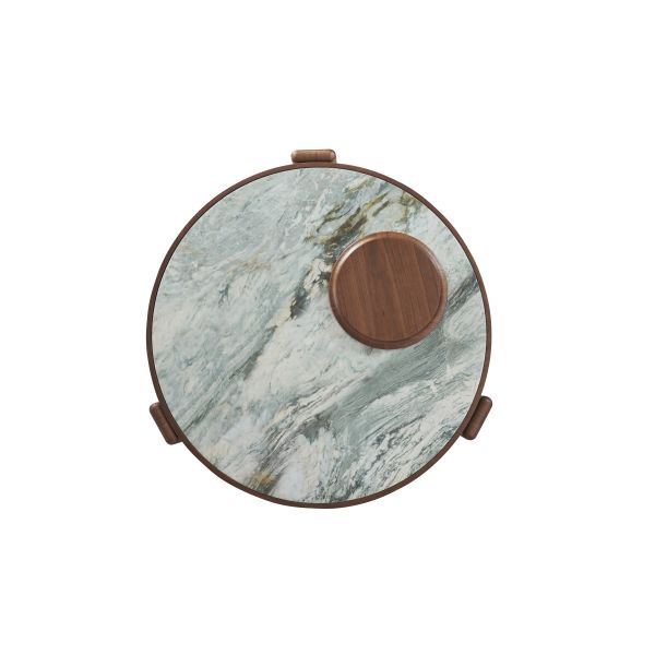Popular Style Living Room Coffee Table Set Minimalist Artificial Marble Coffee Table Small Round Coffee Tables for Home