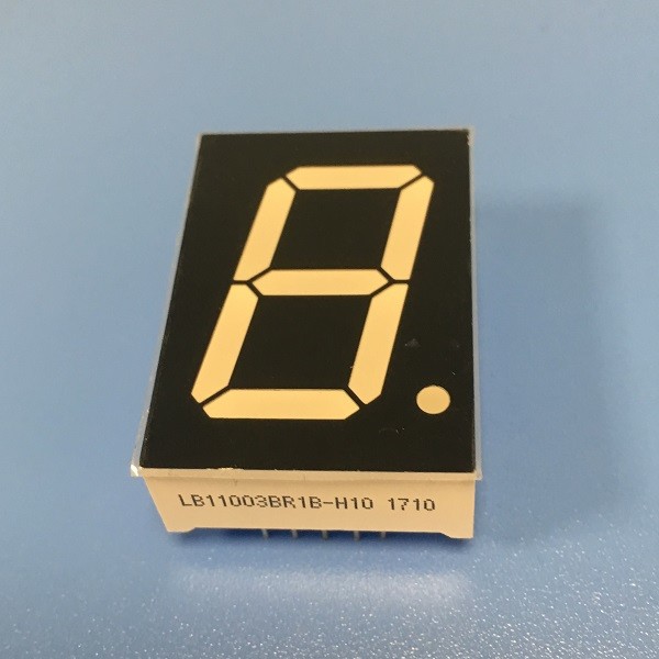 Single Digit 7 Segment Led Display Common Anode 60-70mcd Lumious Intensity 14
