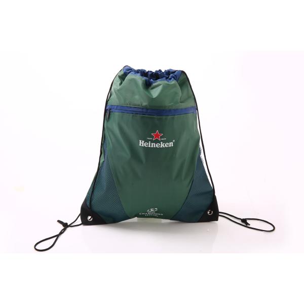 210D polyester cheap drawstring bag backpack/Rope bag