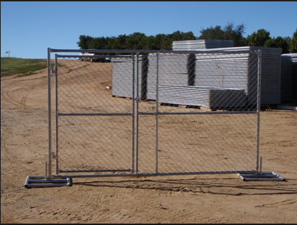 PVC Coated Temporary Construction Fence Panels Temporary Fencing For Building