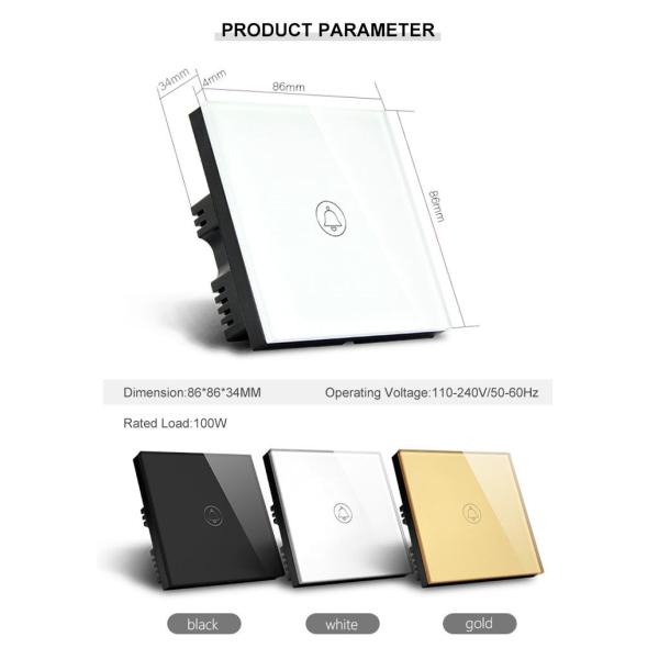 Smart Wifi Switch Uk Standard 110-220v Doorbell Smart Door Bell Switch For "dingdong" Doorbell