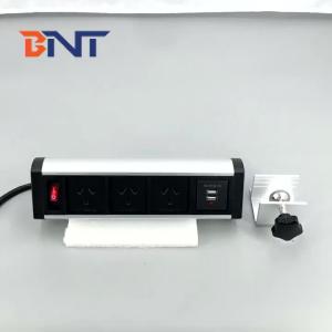 Quality BNT Movable type on desk socket supply with bracket clamp on table edge for general use for sale