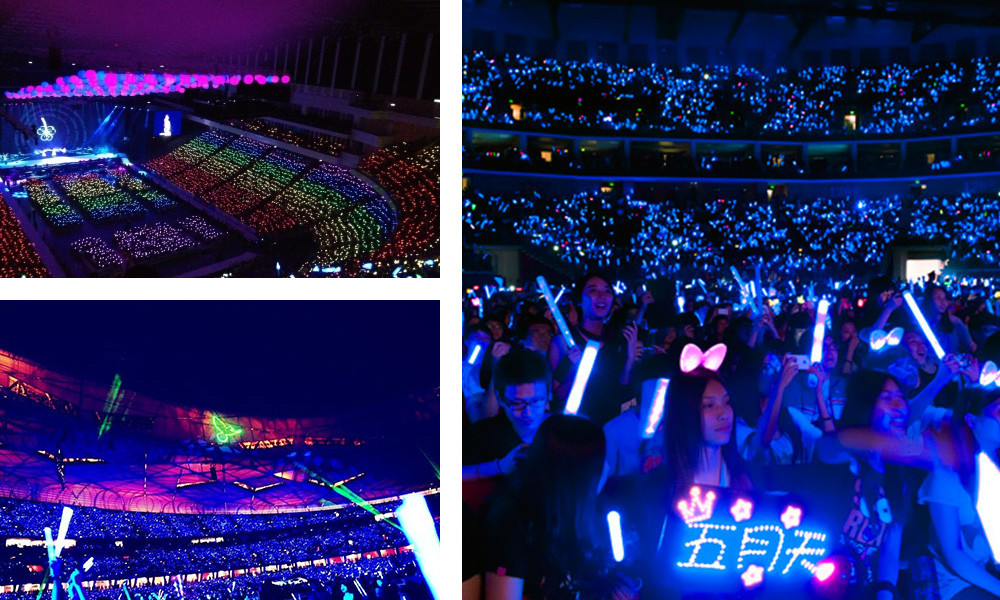 Custom LED Glow Sticks For Christmas Party / Emergency / Concert