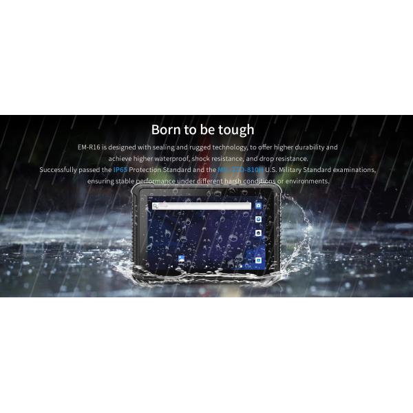 Industrial Tablet PC with Scanner and NFC Card Reader 10-Inch Rugged Android Tablet