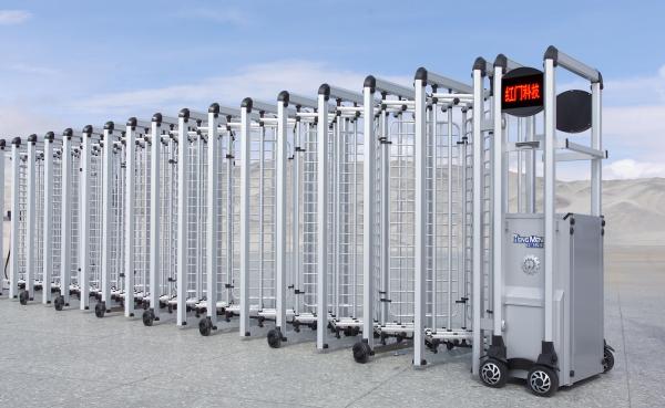 Buy Motorized Folding Gate With Partition Screen , Automatic Folding Gate With Mesh at wholesale prices