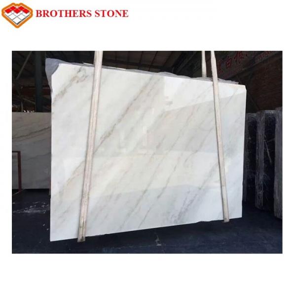 Buy Pure White Marble Stone Slabs , Pure White Marble Floor Tiles Wear Resistant at wholesale prices