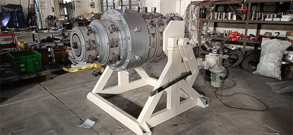 Conical Twin Screw Extruder PVC Pipe Making Machine 1 Year Warranty