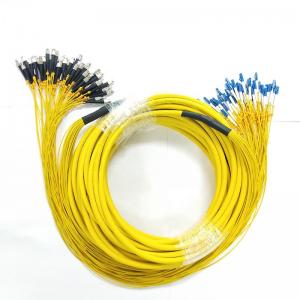 China fiber patch cord price FC-LC-SM-G652D-24Core branch Breakout patch cord 24 cores fiber optic patch cord shenzhen on sale