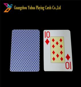 Quality Poker Size Standard Index Jumbo Playing Cards / 100% Plastic Casino Grade Playing Cards for sale