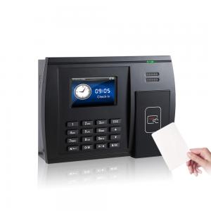 Quality Punch Card RFID Card Reader Time and Attendance Machine with TCP/IP and USB Port for sale