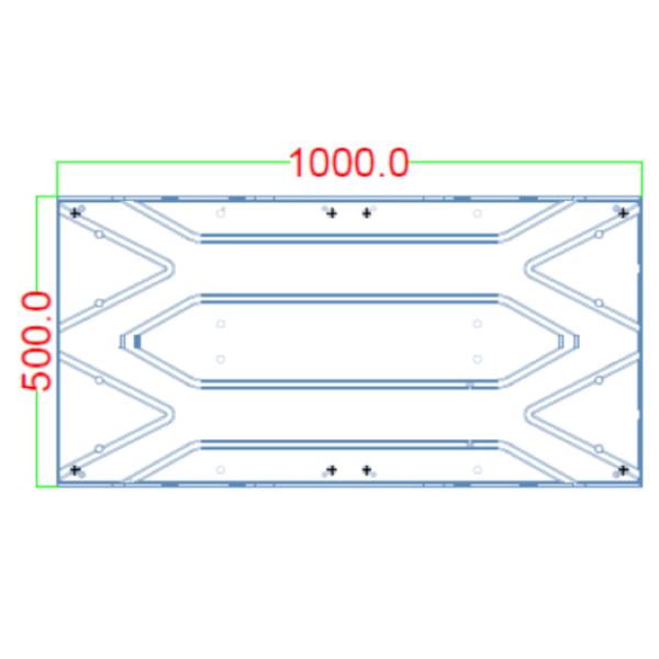 Light Weight Slim Indoor Fixed LED Display P2.6 With Die Casting Aluminum Cabinet