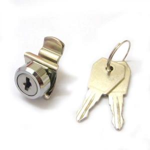 China Flat Key Cam lock With Clip for POS Cash Drawer Lock with Key Aliked Key on sale