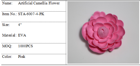 Small Camellia Artificial Foam Flowers Decoration For Wedding , Event , Party
