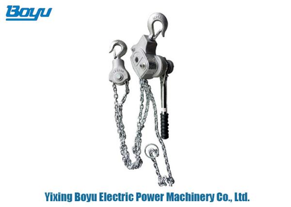 Buy 1 Row Transmission Line Stringing Tools Aluminium Alloy Chain Type Handle Hoist at wholesale prices