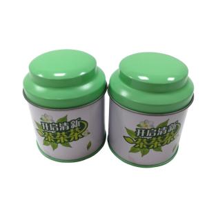 Quality Chinese And Japanese Tea Caddy Tin Packaging 60*75mm For Tea Gift Pack for sale
