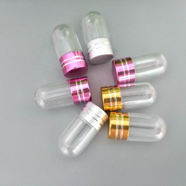 ISO9001 Small Plastic Pill Containers 2ml Single Capsule