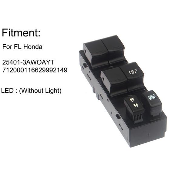Front Left Nissan Power Window Switch 25401-3AWOA Direct Replacement