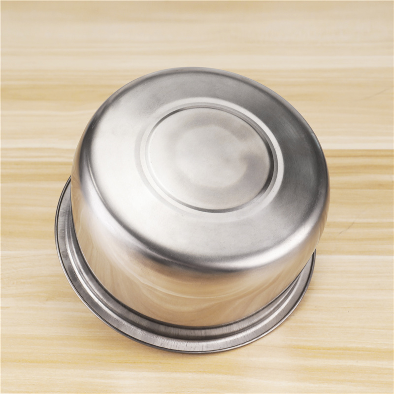 Low Moq 3 Pcs 5 Pcs Kitchen Stainless Steel 410 Soup Stock Pot Set Large Capacity Cookware Set