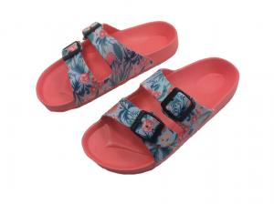 Quality Adjustable Slip On Eva Footbed Band Slide Sandals for sale