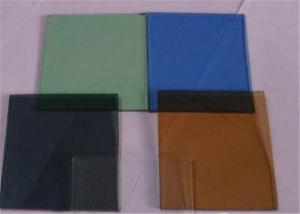 Color Customized Tinted Float Glass Sheet For Commercial / Civil Buildings