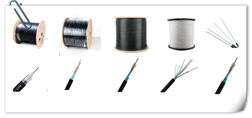 Black FRP Fiber Optic Cable , Multi Core Fiber Cable For Telecom Comunication