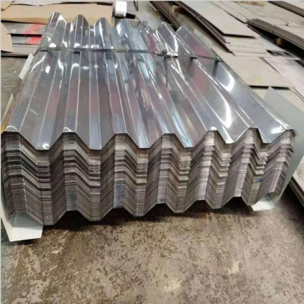 0.5mm 0.7mm Thickness Corrugated Stainless Steel Sheets For Wall Cladding