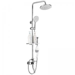 Quality Water Saving Rainfall 22mm Bathroom Shower Head Set With Hose for sale