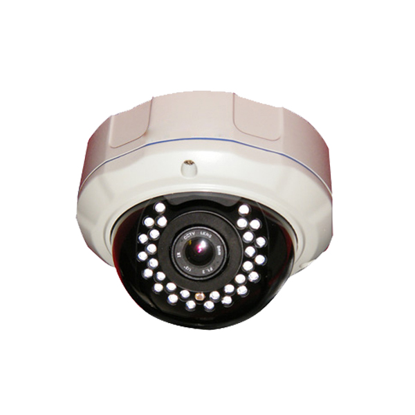 1.3MP easy to use vandalproof dome CCTV HD ip camera, security ip camera with POE Optional