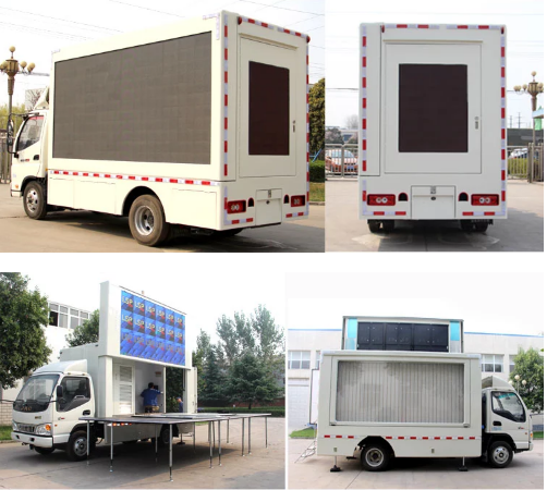P10 Full Color Mobile LED Screen / Outdoor Led Video Display For Advertising