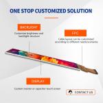 7.0-Inch IPS Bar Type TFT LCD Display With 280*1424 Pixels RGB 24 BIT Inter face