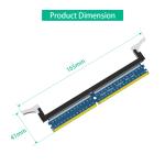 Blue DDR4 288Pin Adapter Ideal for Desktop Motherboards and Memory Testing