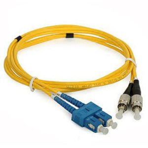 High tensile strength, flexible SC - ST Fiber Optic Patch Cord, Insertion Loss ≤