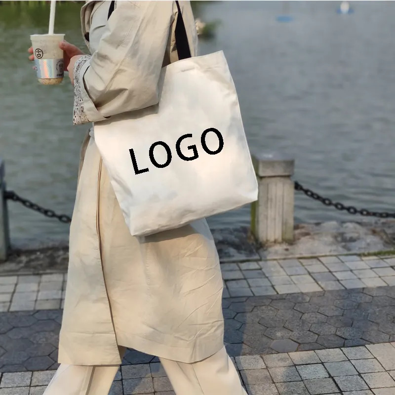 Buy cheap Cotton Recycled Canvas Tote Bags Luxury Handbags Purse from wholesalers