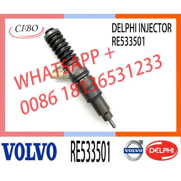 2 Pin Diesel Engine EUI Injector Common Rail Fuel Injector BEBE4C12001 BEBE4C12101 RE533501