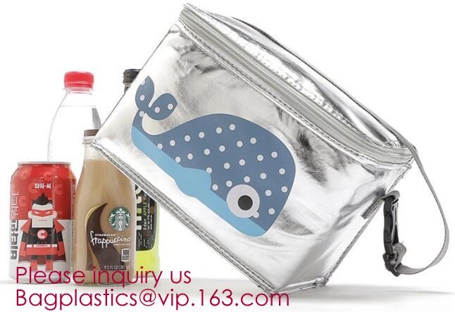 Handled Reusable Carrying Cheap Custom Aluminum Foil Insulated Thermal Oxford Cloth Cooler Bag,Insulated Aluminum Foil T