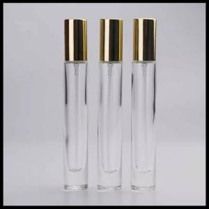 Quality Glass Material Perfume Spray Bottles , Small Empty Spray Bottles Round Long Shape for sale