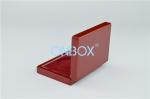 Matt Painted Wooden Box Solid Wood Square Boxes For Single Commemorative Coin