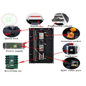 Wireless remotely control full-color outdoor P4.81 LED display for exterior