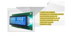 2.2 Inch HTN Segment Lcd Display Module, Driving Voltage 1/4D,1/3B ZEBRA