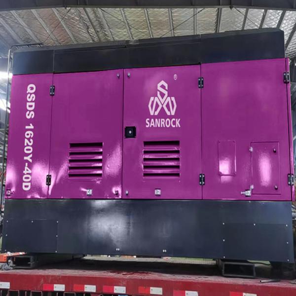 Mining Screw Air Compressor Machine High Pressure Portable Diesel Air Compressor Screw