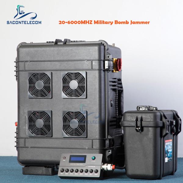 VHF UHF Manpack Convoy Bomb Jammer VSWR 400w DC28V DDS Signal Source