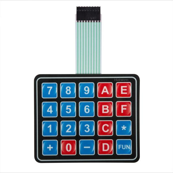 OEM PET Circuit Membrane Switch Custom Design With Metal Dome