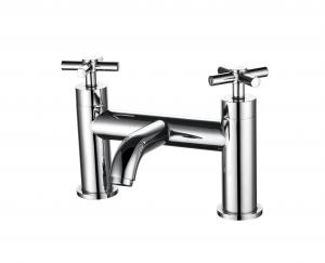Quality Brass Material Modern Style Double Handles Bath Shower Mixer For Bath T8164 for sale