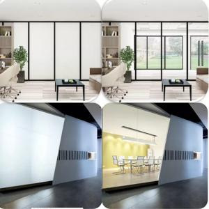 Quality Ultra Clear Laminated Smart Glass , Magic Pdlc Film Glass For Wall for sale