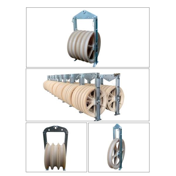 1160mm Conductor Stringing Wire Rope Pulley Blocks
