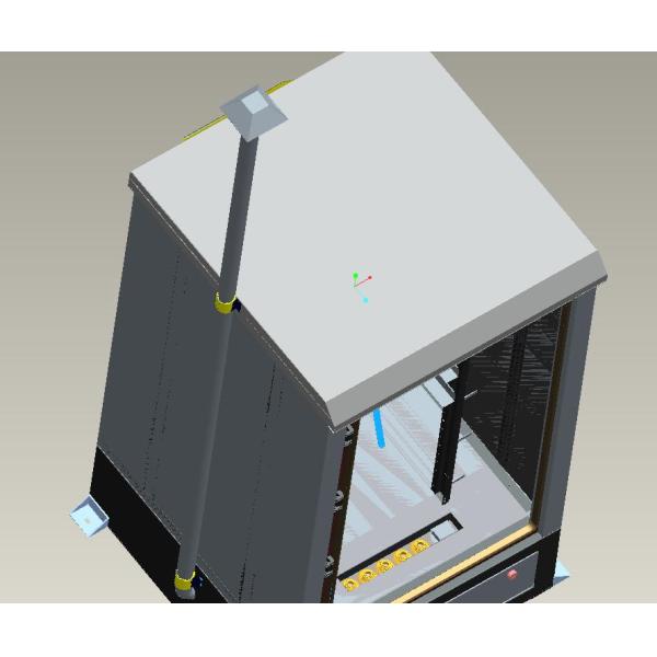 Two Compartments Outdoor Telecom Cabinet 30U 19" Rack For Base Station
