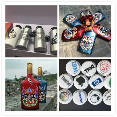 High Resolution A3 Inkjet Multifunction Printer Instant Drying For Bottle Cylinder