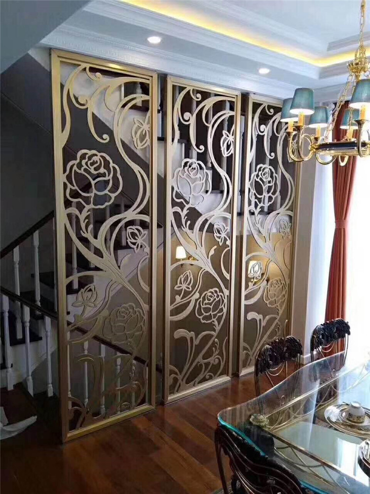 Mirror Rose Gold Metal Screens For Facade/Wall Cladding/ Curtain Wall/Ceiling