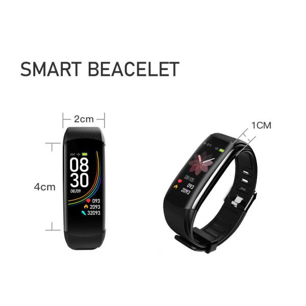 Smart Bp Hr Bracelet Camera Control Moving Target Fitness Tracker For Women